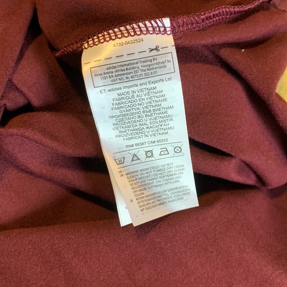 Adidas girl 3/4 sleeve tee size XL NWT - Picture 5 of 6